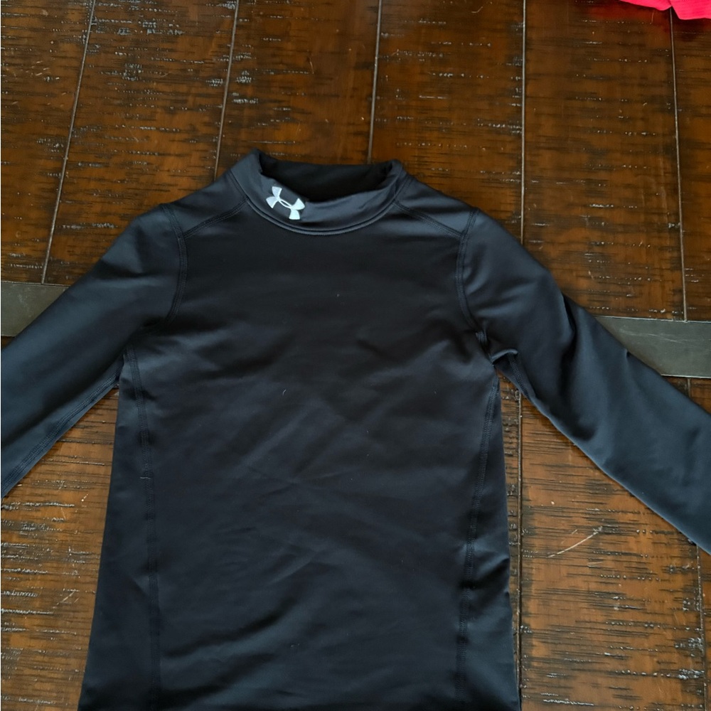 Under Armour Kids Black Long Sleeve Tee